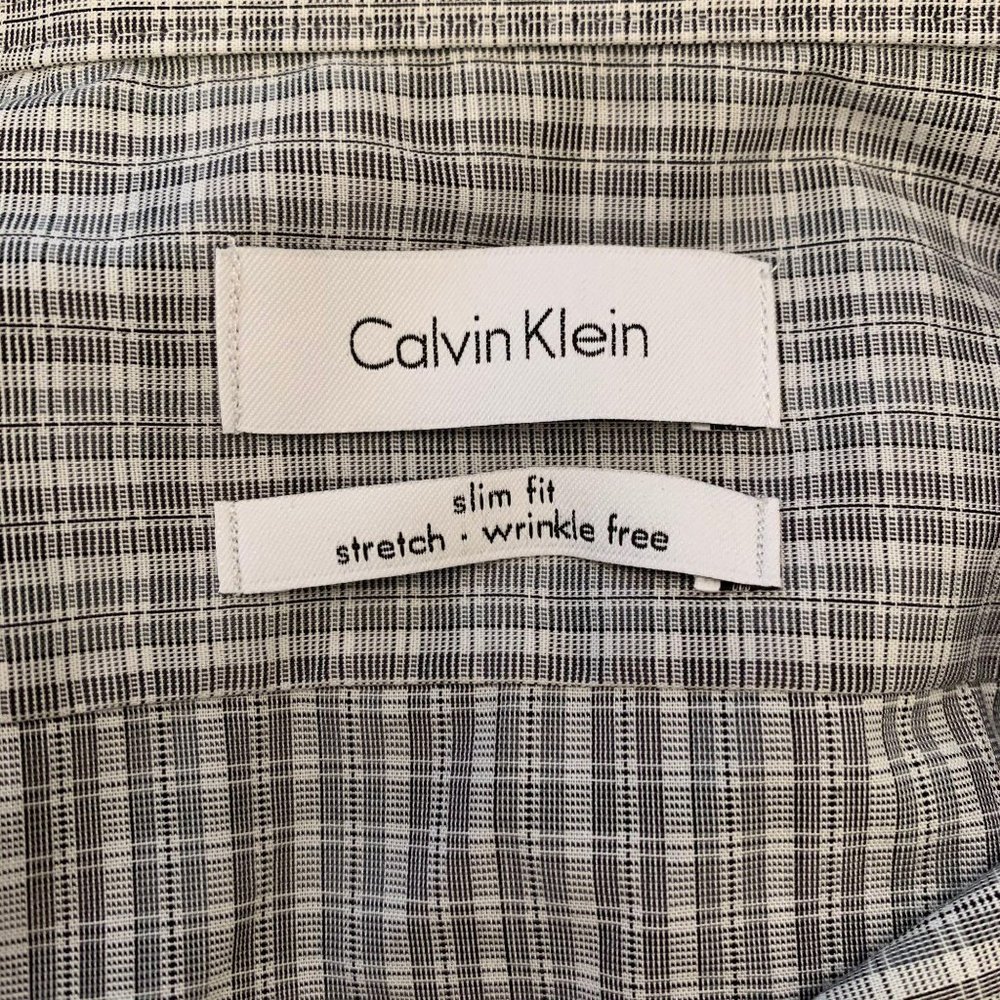 Calvin Klein NWT Sz L Slim fit 2PK Men Shirt stret - Picture 6 of 12